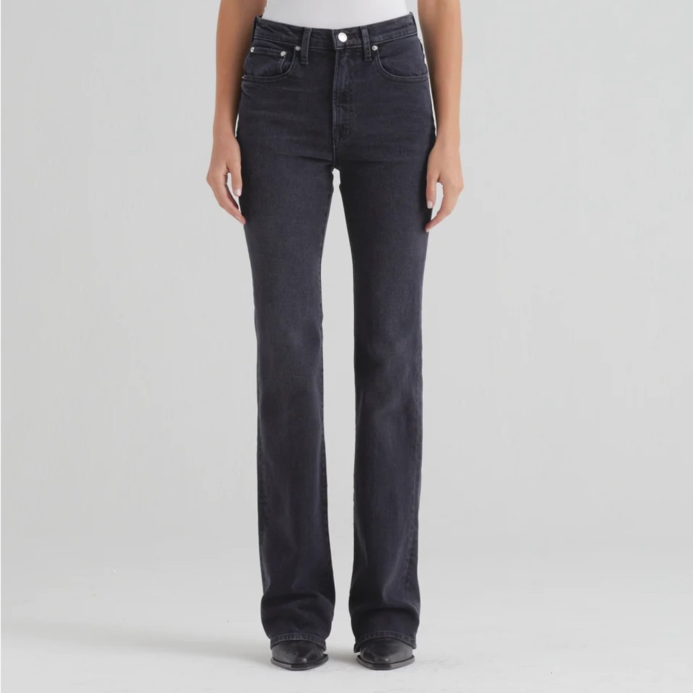 NWT EDWIN DENIM RYDER FLARE JEANS IN LUCID SIZE 32 Z183